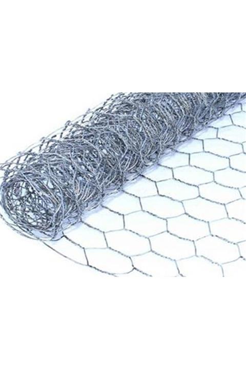 BahÇe Göz Aralıklı Örgülü Çit Teli 1,6 mm Kalınlığında  7x7 / 100 cm