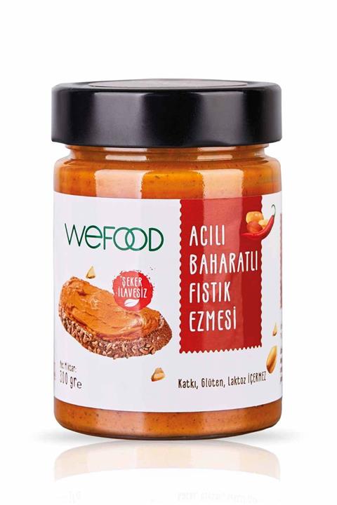 Wefood Acılı Baharatlı Fıstık Ezmesi 300 gr