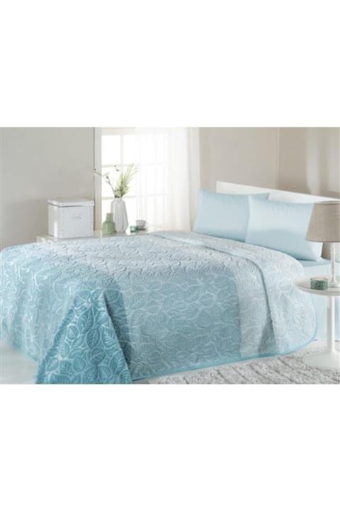 Özdilek Mavi Naturel Çift Kişilik Battaniye