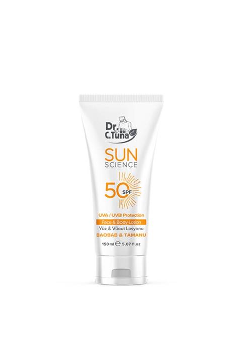 Farmasi Dr C Tuna Sun Science Yüz Ve Vücut Losyonu 50 Spf 150 Ml