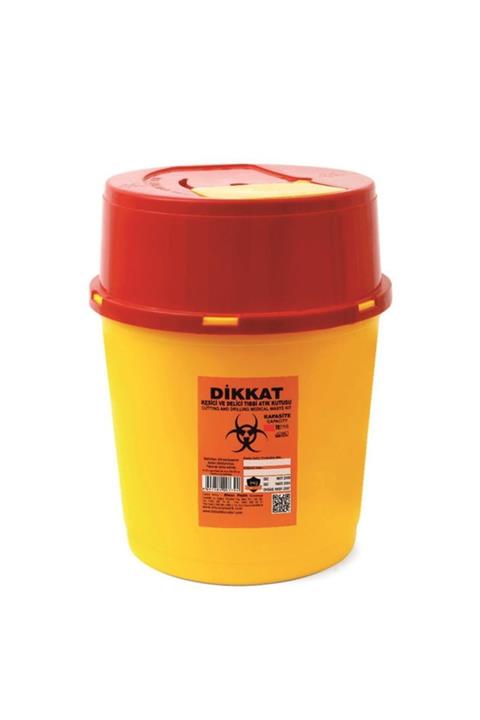 ÇELİKPENÇE 5 Adet Kesici Ve Delici Tıbbi Enfekte Atık Kutusu 12 Lt