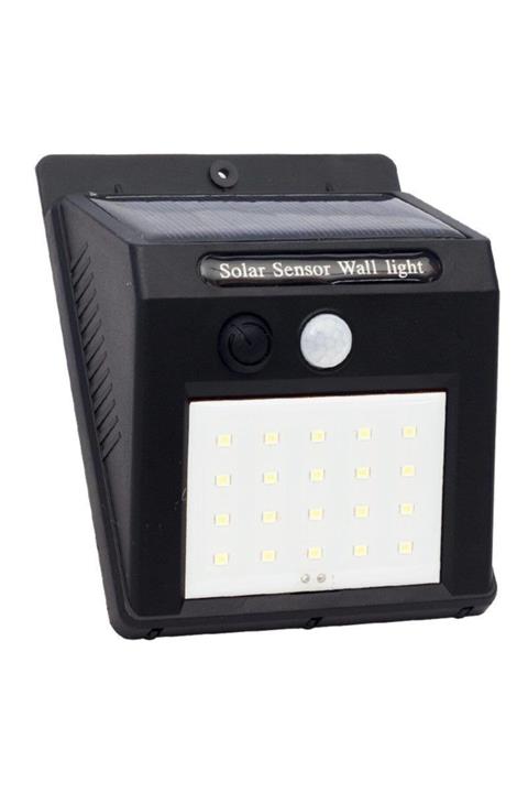 Mashotrend 2 Adet - Solar Sensörlü Şarjlı Duvar Tipi 20 Ledli Led Aplik Bahçe Aydınlatması - Wall Light