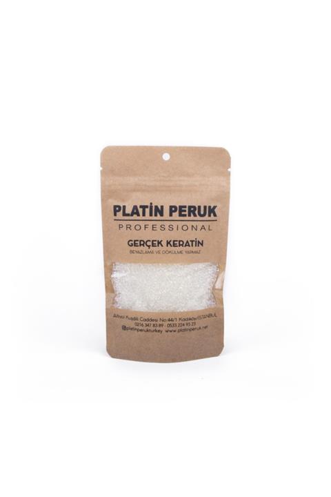 Platin Peruk Şeffaf Ham Boncuk Keratin 100 Gr. (plker-bon.000)