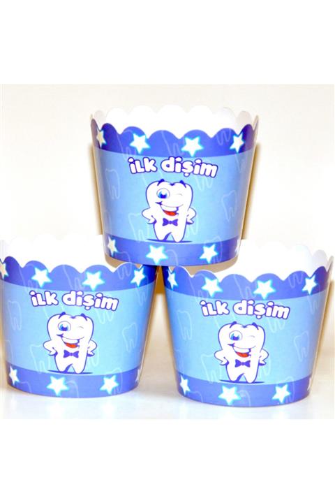 Lora Davet Cupcake Kabı Ilk Dişim 25 Adet