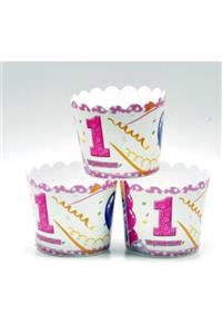 dorashopping 1 Yaş Pembe Cupcake (pasta Süsleme) Kabı (25 Adet)