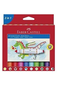 Faber Castell Damgalı Jumbo Keçeli Kalem 10 Renk