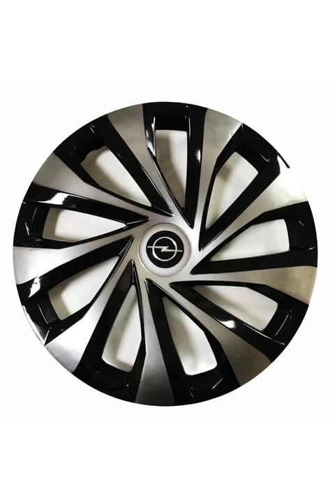SAHLAN Opel Corsa Uyumlu 14 Inç Piano Black Siyah Jant Kapağı 4 Adet