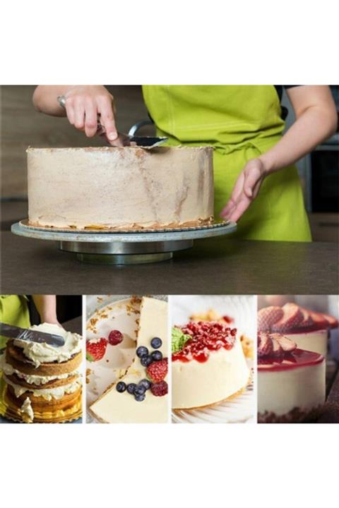 KanyonGrup Pasta Sıvama Spatulası Oval Uçlu Düz Krema Paleti