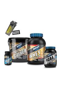 West Nutrition Mass Gainer Whey Protein Tozu Bcaa L-arjinin Paketi