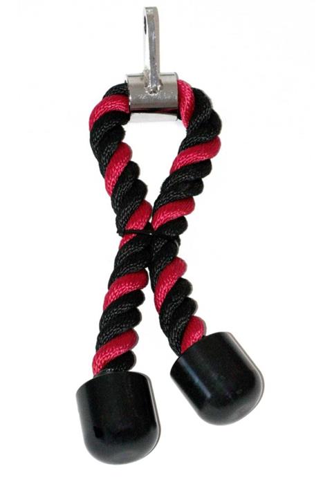 DARKFİT Dark Fit Profesyonel Triceps Halat Kırmızı Siyah