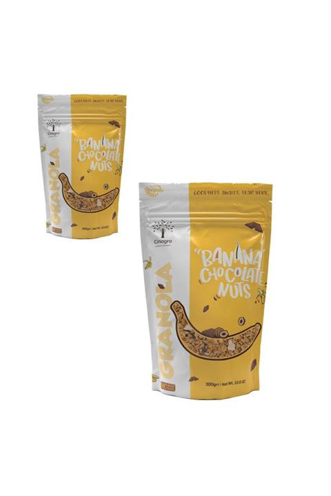Cinagro Goodies Granola Muz Çikolata 2'li