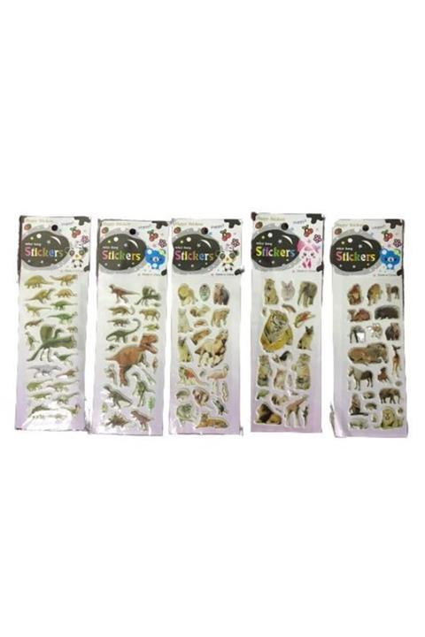 Esmay Hayvanlar Alemi (sticker) Stiker 5 Adet
