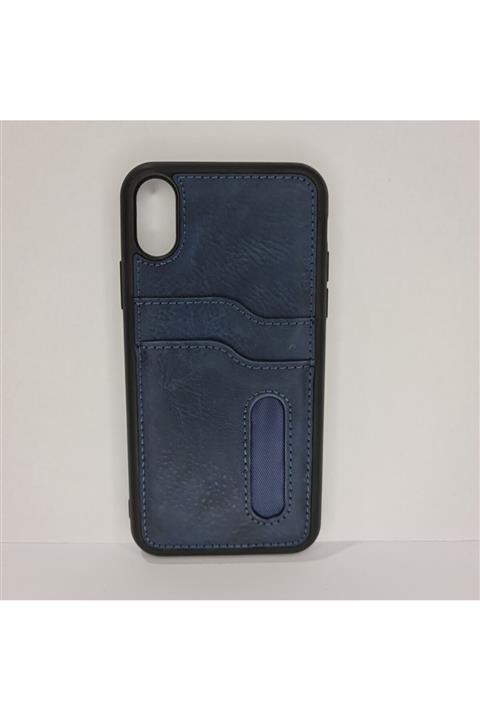 kasım mobile tecnologies Iphone X Kartlı Deri Kılıf