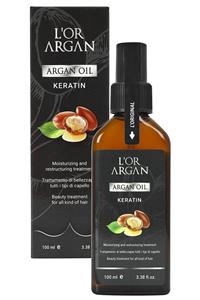 L'Or Argan Oil Aşırı Yıpranmış Saçlar Için Nemlendirici Onarıcı Keratin Bakım Yağı 100ml