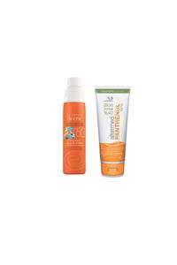 Avene Çocuk Güneş Spreyi Spf50+ 200 Ml + Güneş Sonrası Aloe Vera Vücut Sütü 230 Ml