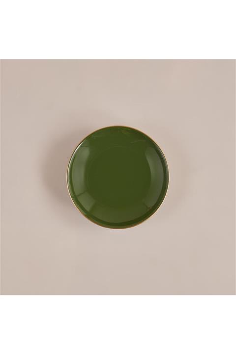 Bella Maison Allure Seramik Yemek Tabağı Haki (21 CM)