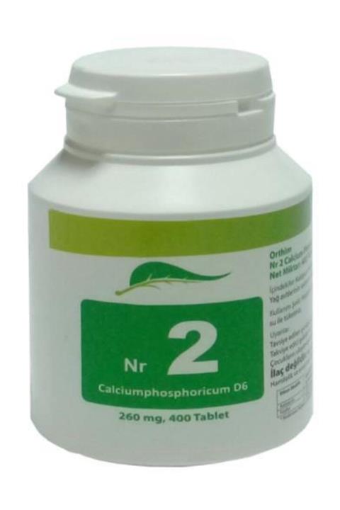 Schüssler Dr. Tuzları Nr:2 Calcium Phosphoricum 400 Tablet Gıda Takviyesi