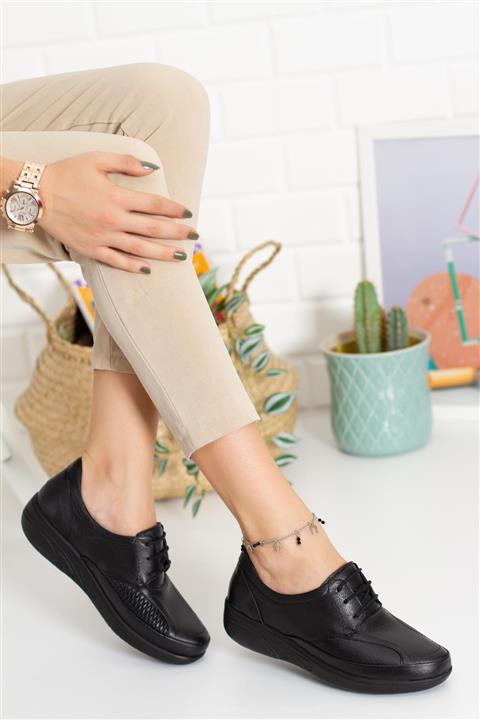 Biocomfort Kadın Hakiki Deri Jelli Ayakkabı