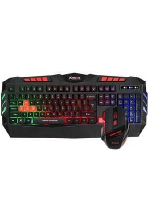 gnctech Kablolu Rgb Oyuncu Klavye & Mouse Set 2400 Dpı Pro Gamer Set