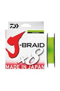 DAIWA J-braid X8 Chartreuse İp Olta Misinası 150 mt 0.18 mm