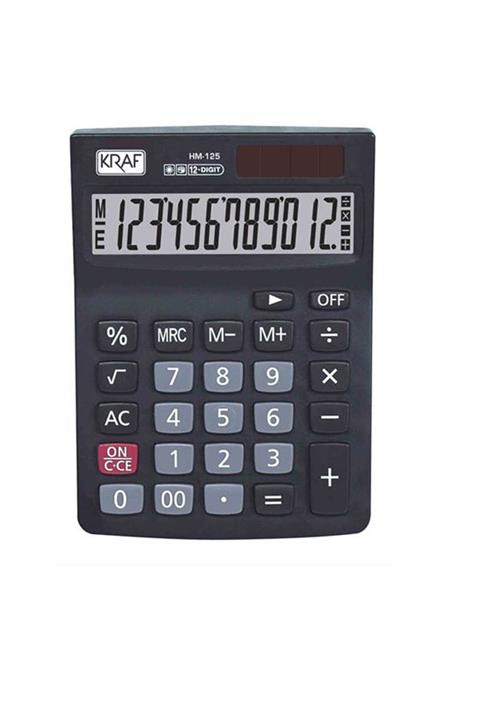 Kraft Masaüstü Hesap Makinesi 12 Hane Hm-125