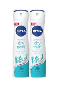 Nivea Dry Fresh Bayan Deosprey 150 Ml 2'li Paket