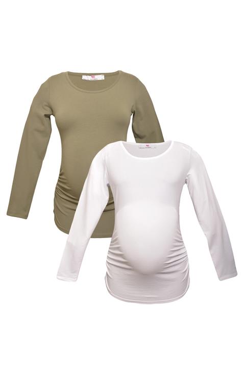 MYRA by LuvmaBelly Luvmabelly Myra2307_2308 Hamile Tshirt Seti
