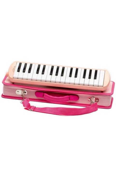 Puro Lıno 32 Tuşlu Melodika Çantalı (ln-32) Pastel Pembe
