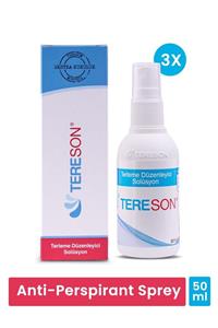 Tereson El,Ayak ve Koltuk Altı Terleme Önleyici  3x50 ml