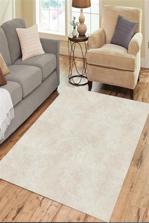 ESTA HALI Dokulu Krem Renkli Halı - Cp1052