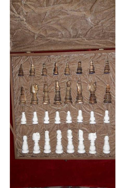 Burhan Yücel Lületaşı Lületaşı Satranç Takımı