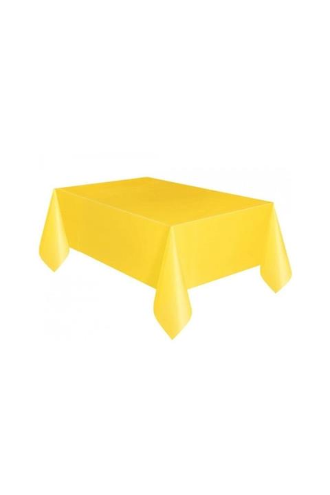 YERLİ MALI Sarı Masa Örtüsü