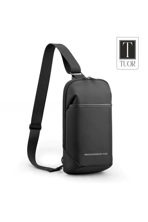 TUOR Prestige Series Pu Deri Çapraz Omuz Askılı Göğüs Çantası