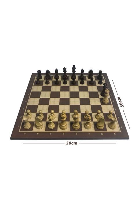 digital game technology Dgt Timeless Staunton Ahşap Satranç Taşları - Ahşap Satranç Zemini