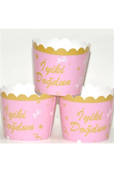 Lora Davet İyi Ki Doğdun Cupcake Kabı 25 Adet