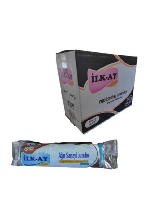 BAYPACK Ilkay Jumbo Boy Çöp Torbası 80x110 Mavi 700 Gr (1 Koli 10 Paket)