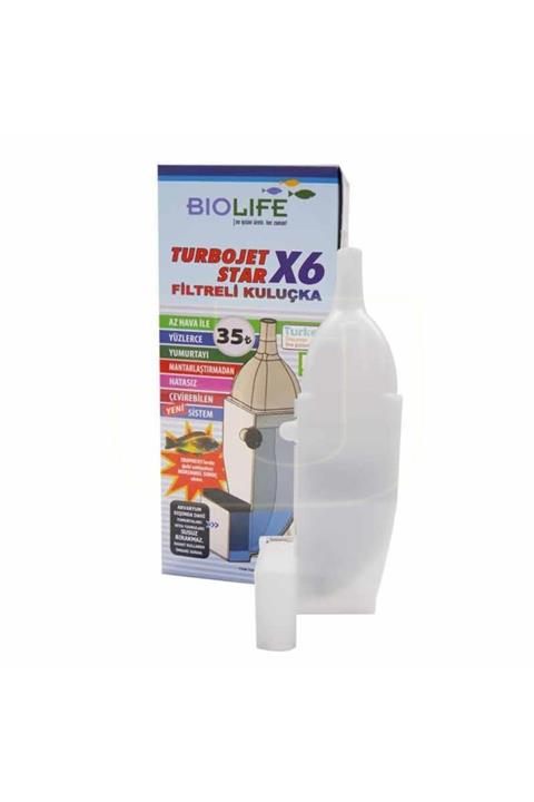 Badem Akvaryum Biolife Turbojet Star X6 Filtreli Kuluçka