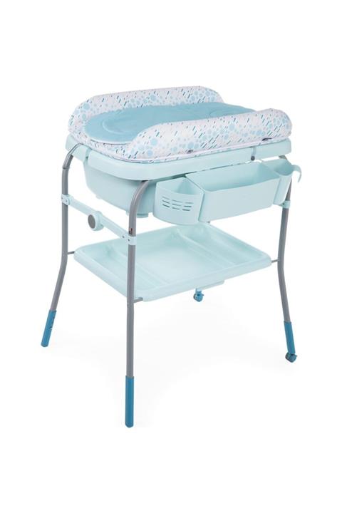 Chicco Cuddle & Bubble Bebek Küveti Alt Açmalı Renk Mavi Bebek Küveti