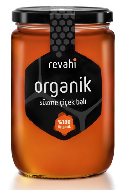 Revahi Organik Süzme Çiçek Balı 850 g