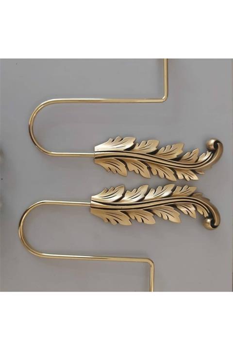 Redkutu Ikili Perde Bağlama Aparatı Yaprak U Renso Gold