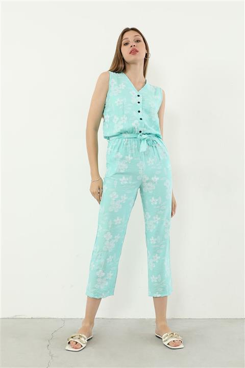 By ŞENCAN Kuşaklı Tulum Yeşil