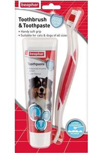 Beaphar Köpek Diş Fırçası Ve Diş Macunu Seti 100 G