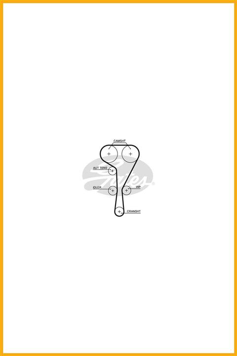 AAVDAN Trıger Kayısı (126x270) Opel Vıvaro 2.0 16v 00 Renault Logan 02 07 Megane 02 Trafıc 01 2.0 16v Ct11