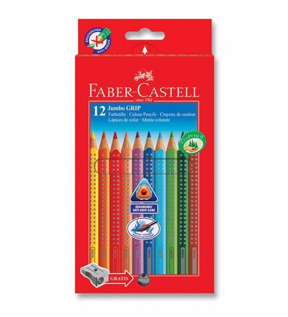 Faber Castell Jumbo Grip Boya Kalemi, 12 Renk