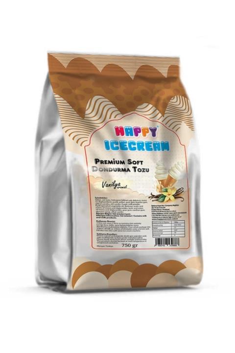 happyicecream Premium Vanilya Soft Dondurma Tozu 750g