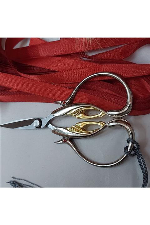 Aker Hediyelik Özel Gün Makası Eskitme Otantik Özel Makasları Hesaplı Kesme Makasları Eşsiz Motife Sahip Ürünler