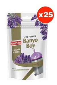 Koroplast Lavanta Kokulu Banyo Boy 30lu Çöp Torbası X 25 Paket (32*42 Cm)