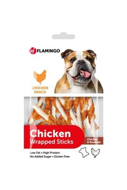 Flamingo Tavuk Eti Sargılı Çubuk Köpek Ödülü 65 gr