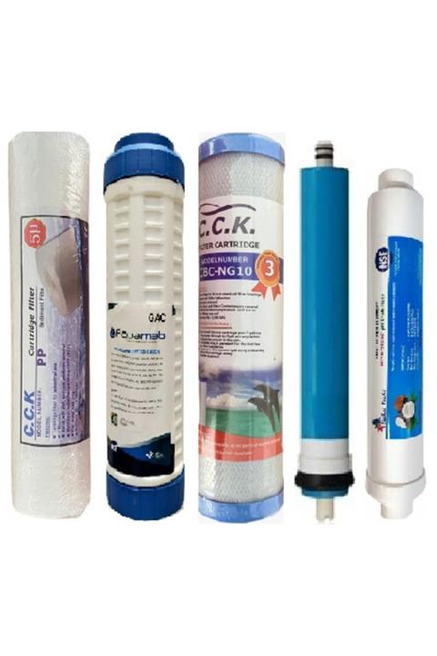 Quod Reverse Osmosis Açık Kasa Su Arıtma Filtresi 5li Set