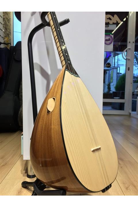 Bağlama Profesyonel Kısa Sap Bağlama Ceviz Ağacı Kılıf + Tezene